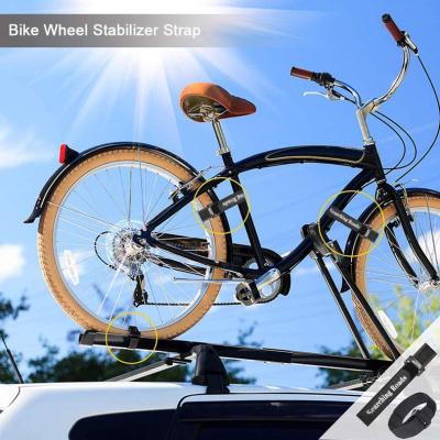 China Factory Direct Sustainable Custom Nylon Hook And Loop Adjustable Bicycle Straps for sale