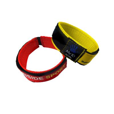 China Eco - Friendly Custom Logo Hook And Loop Colorful Nylon Watch Strap Sport Band For Running for sale