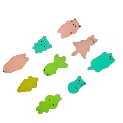 China Luminous Squeeze Decompression Kids Mini Toys Animal Pinch Ball Glow-in-the-Dark Fruit Set Squeeze Toy for sale