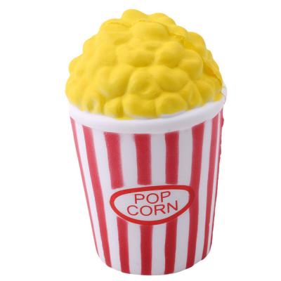 China Cute Soft Slow Rising Squeeze Popcorn Shape Decompression Anti-stress Fun Gifts Foam PU Squeeze Kids Play for sale