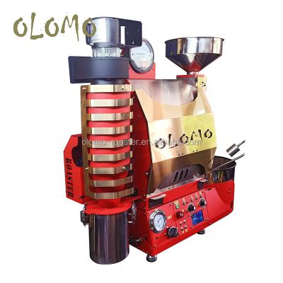 China Coffee industry Best Selling High Quality 1kg 1000g Industrial Gas Bean Coffee Roaster for sale