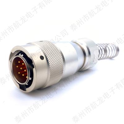 China High Quality Round Pin Military Plug Cast Iron 10 Pin Connector for sale