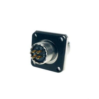 China Receptacle Factory Sell Panel Mount Waterproof Electrical Military Connector for sale