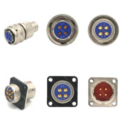 China Straight Military Socket 4 Pin Welding Industrial Plug And Amp Socket for sale