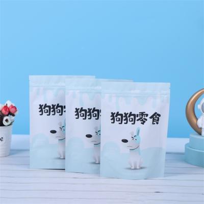 China Moisture Proof Plastic Pouches Heshan Ch Package Pet Food Cat Packaging Bag For Stand Up Zipper Flat Bottom Pouch 8 Side Sealed Bag for sale