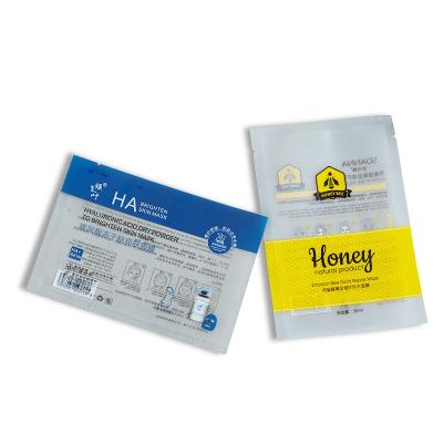 China Disposable Biodegradable Side Seal Bag 3 Side Flat Seal Vacuum Foil Plastic Pouch Small Single Bag for sale