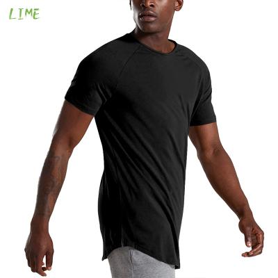 China OEM Custom White Anti-pilling Private Label Mens Slim Fitness Tees T-shirt 95% Cotton 5% Spandex T-Shirts for sale