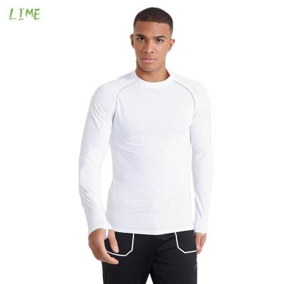 China Custom Outdoor Sports Streetwear Anti-pilling Shirts Active Nylon Raglan Sleeve Tee Long Sleeve Slim Fit Gym T-shirt for sale