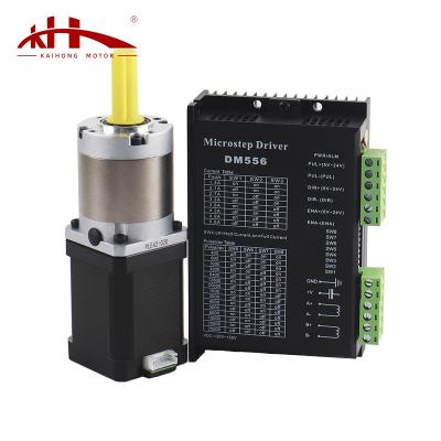 China Kaihong Planetary Gear Stepper Motor Nema 17 With Gearbox For CNC Mechanical Arm Geared Stepper Motor Nema 17 for sale