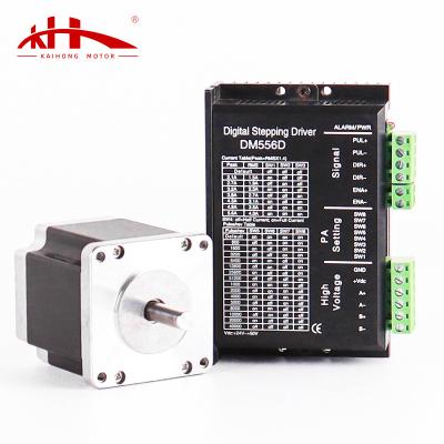 China Kaihong 2 Phase NEMA 23 Closed Loop 57bygh56 Stepper Motor 57mm And Driver Set For CNC KH57HS56 for sale