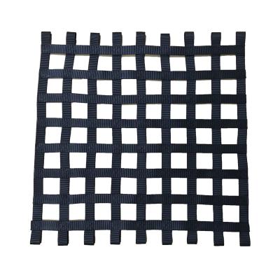 China 2020 Hot Selling Polyester SFI 27.1 Certified Rectangular Sliver Style Car Window Net, Racing Window Net for sale