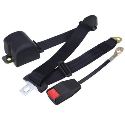 China Universal High Tenacity Retractable 3 Point Child Car Seat Belt Buckle Seat Belt Webbing Safety Car Seat Belt for sale