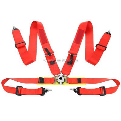 China Fashion 3 inch 4 point seat belt quick release, safety harness buckles, seat belts for sale