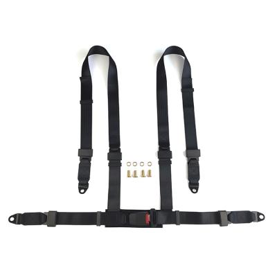 China New Fashion Auto Parts Racing 2 Inch 4-Point Aircraft Buckle Safety Reflective Seat Belt for sale