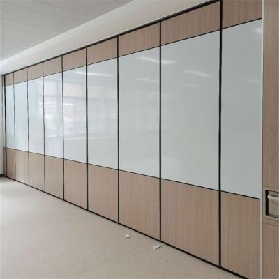 China Modern soundproofing wall partition room divider sliding door movable partition for office building for sale