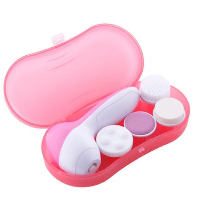 China For home use 4 in 1 facial cleansing brush with trave case for sale