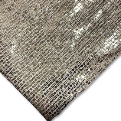 China ZP1024bling sparkle ribbon sequin mesh fabric evening dress table cloth water soluble bling stretch knitted fabricslottes juelas for sale