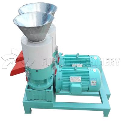 China Fire Wood Pellet Making Machine / Large Capacity Flat Die Pellet Machine for sale