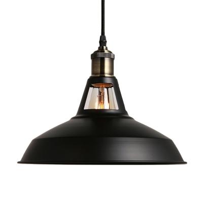 China Retro Industrial Style Farmhouse Glass Black Aluminum Jar Lid Dining Pendant Lights for sale