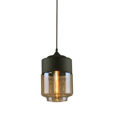 China Light Modern Industrial Simple Chandelier Head Cafe Style Attic Kitchen Pendant Lights Glass Ball Pendant Lights F026 for sale