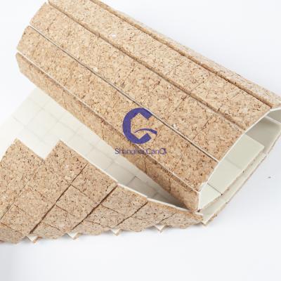 China Suppliers Traditional Custom Factory Adhesive Corks With Sponge Glass Spacers Protecting Cork Pads for sale