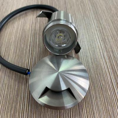 China Outdoor Led Uplight IP67 Waterproof 12V-220V LED Deck Light Marine Grade 316 Stainless Steel Underground Light for sale