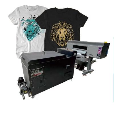 China Garment shops Signkanon dtf printer 60cm roll to roll powder shaker dtf printer 60cm printing machine for sale