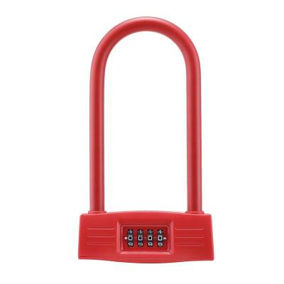 China Door Good Quality Digital U Shaped Combination Lock For Bike Or Bicycle for sale