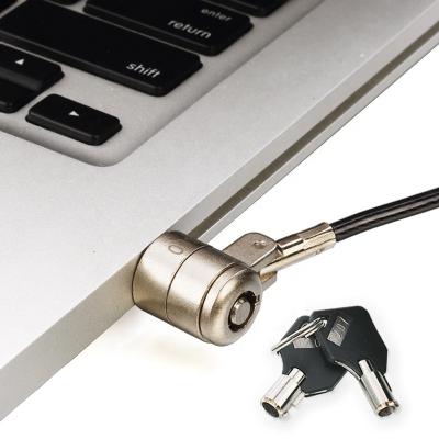 China Steel And Zinc Alloy Laptop Computer Cable Desk Lock With Master Key for sale