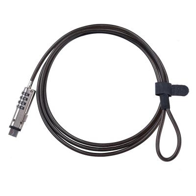 China Zinc Alloy + Steel Digit USB Laptop Cable Safe Lock for sale