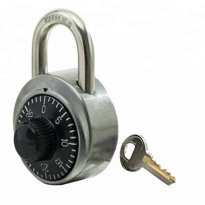 China Door Stainless Steel Dial Code Combination Lock With Master Key for sale