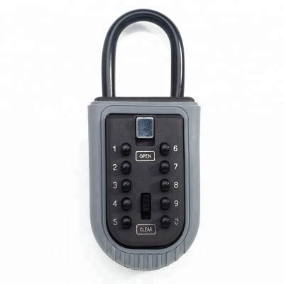 China For Key Code Lock Storage Combination Push Button Storage 10 Safe Box With Handle for sale