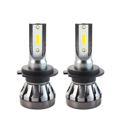 China Hot Selling Aluminum Alloy Auto Headlight 60W 6000LM Led Headlight C6s Mini Size Without Fan H4 H7 H11 Headlight Bulbs 9005/HB3/H1 12V Universal for sale