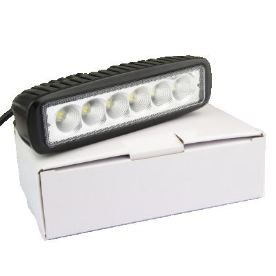 China 24V 18w led work light 6000K flood spot driver-beam 12v work light led work light bar 160*50*60mm for sale