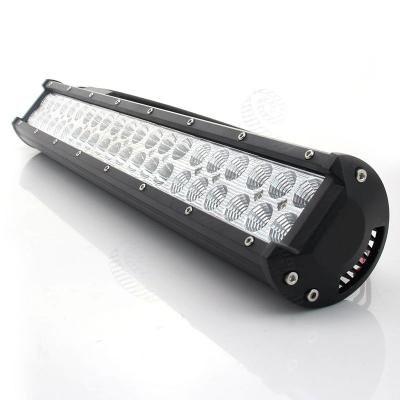 China Die Cast Aluminum Housing High Power 126W Led Work Light Bar Double Rows Led To Work Light 12V PC Lens 6000K Led Working Lights for sale