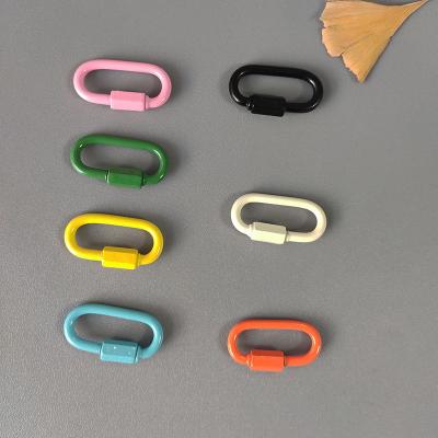 China Fashion DIY necklace handmade color spiral buckle a variety of color options can be arbitrarily matched with jewelry creative D299 for sale