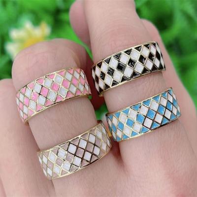 China European and American women's copper ring suit CLASSIC ring CLASSIC ring star fashion personality gifts wholesale for sale