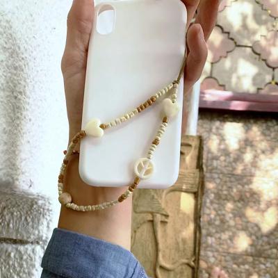 China Creative Design Women's Anti-lost Strings Mobile Phone Fashion Creative Design Miyuki Beaded Phone Accessories Factory Outlet Jewelry for sale