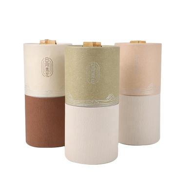 China Custom Factory Fancy Logo Printed Kraft Paper Tube /paper Tube Packaging Handmade for sale