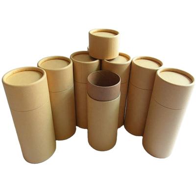 China Factory Recyclable Custom Printed Black Cylinder Paper Wine Cardboard Tube Packaging Paper Box for sale