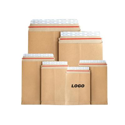 China Other Factory Design Custom Printed Polymailer Kraft Paper Mailing Cardboard Envelope Biodegradable Bag for sale