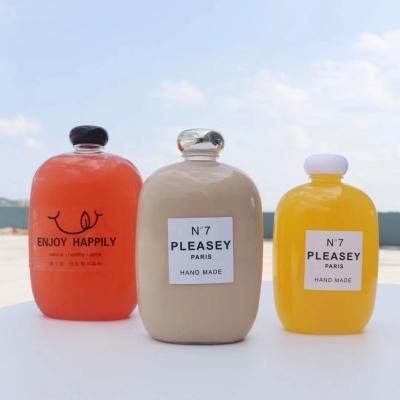 China 250ML 350ML 500ML Coffee Drink Pet Juice Bottles Customized Logo for sale