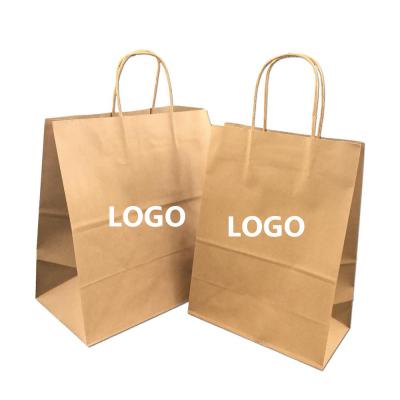 China Biologisch afbreekbare Bruine Kraftpapier het Document van Matte Lamination Bakery Packaging Bags Zakken Te koop