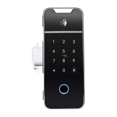 China Access Control Home Access Control Fingerprint App Fingerprint Lock Smart Wifi BLE Door Lock Alloy Office Hotel Apartments Hotel Door Lock Glass Lock for sale