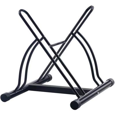 China OEM 2 Free Outdoor Used Bike Spoke Storage Rack Floor Parking Bicycle Bracket for sale