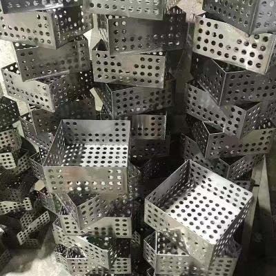 China Plain Weave Stainless Steel 304 Custom 316 Perforated Screen Mesh Sheets Tray With Bending Weld for sale