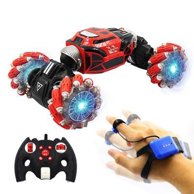 China Global Funhood GW124 Kid's RC Model 2.4 GHz Gesture Feeling Rolling Climb Twisting Stunt RC Drift Car Remote Control Toy for sale