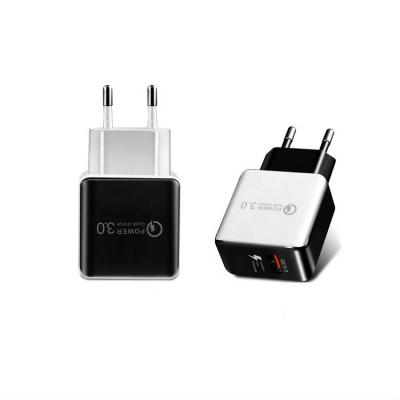 China 2022 Mobile Phone Mobile Phone Accessories Fast Charging 5V 9V12V USA EU Plug QC3.0 Travel Charger Adapter for sale