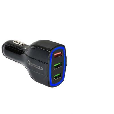 China Double USB Car Fast Charging Mobile Phone Quick Charge QC 3.0 Technology for sale