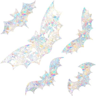 China Waterproof+Eco-friendly Halloween 3D window bat sticker, rainbow stickers, anti-collision window decals to save birds from window collisions for sale